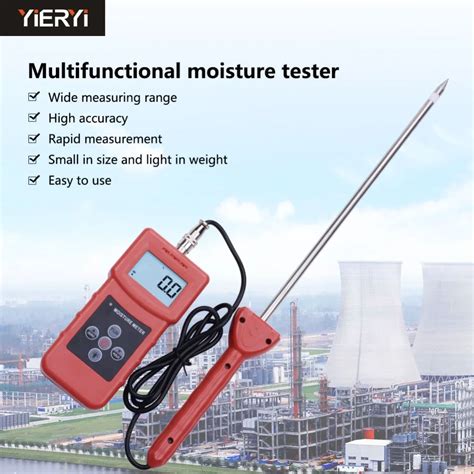 Portable digital Powder Moisture Meter exporters|bulk material moisture meter.